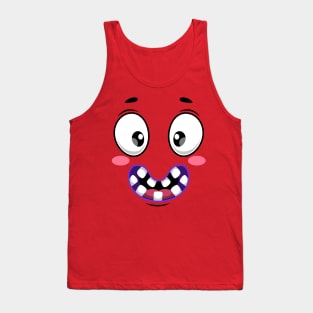 Creepy and cute face Tank Top